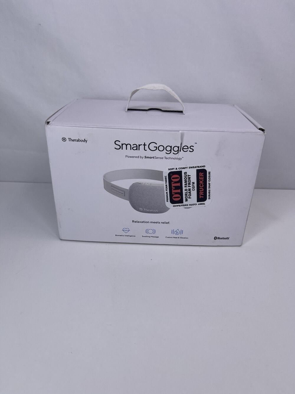 Therabody SmartGoggles SmartSense Eye Massager Heat Vibration Bluetooth NIB